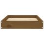 Voir la diapositive 4 : VIDAXL Lit pour chien Marron miel 61,5x49x9 cm Bois de pin solide