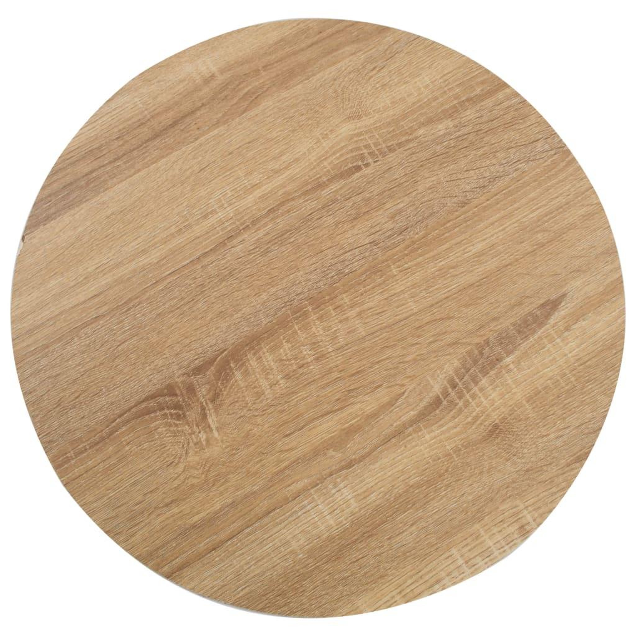 Voir la diapositive 2 : VIDAXL Table de bistro Marron clair 50 cm MDF