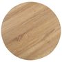 Voir la diapositive 2 : VIDAXL Table de bistro Marron clair 50 cm MDF