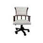 Voir la diapositive 2 : VIDAXL Chaise de bureau pivotante Blanc