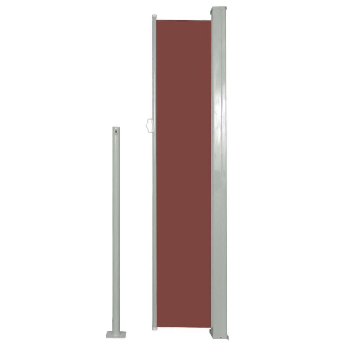 VIDAXL Auvent lateral retractable de patio 160 x 300 cm Marron