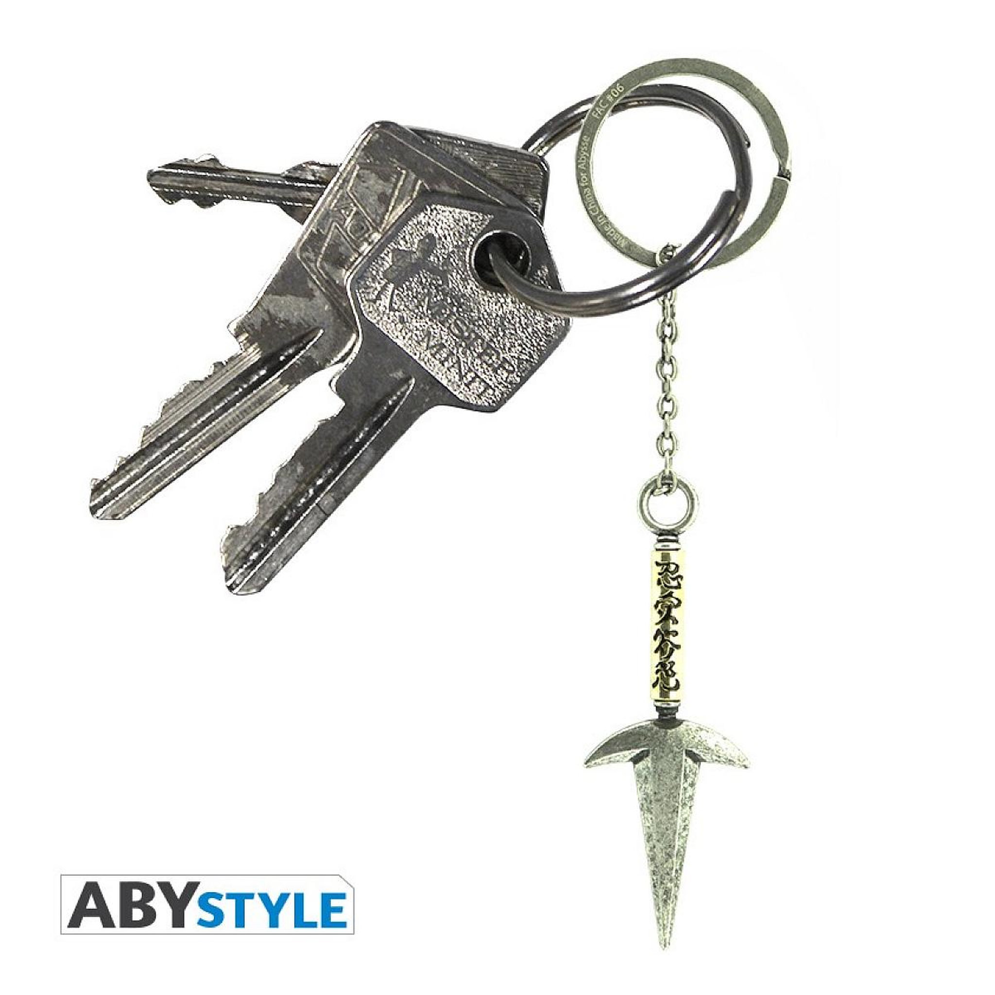 Voir la diapositive 2 : ABYstyle Porte-cles - Naruto Shippuden - Kunai 4eme Hokage