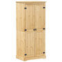 Voir la diapositive 2 : VIDAXL Garde-robe  76x50x170 cm bois de pin massif