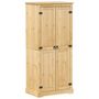 Voir la diapositive 2 : VIDAXL Garde-robe  76x50x170 cm bois de pin massif