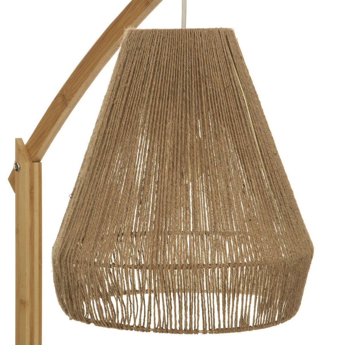 ATMOSPHERA Lampadaire en arc Palm - Hauteur 158 cm - Beige