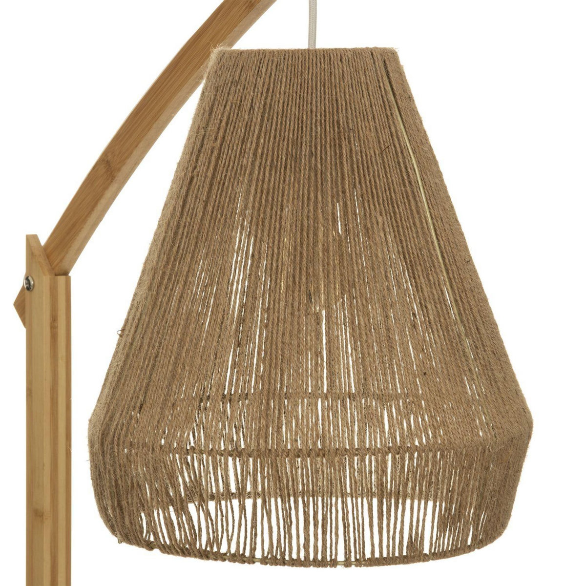 ATMOSPHERA Lampadaire en arc Palm - Hauteur 158 cm - Beige