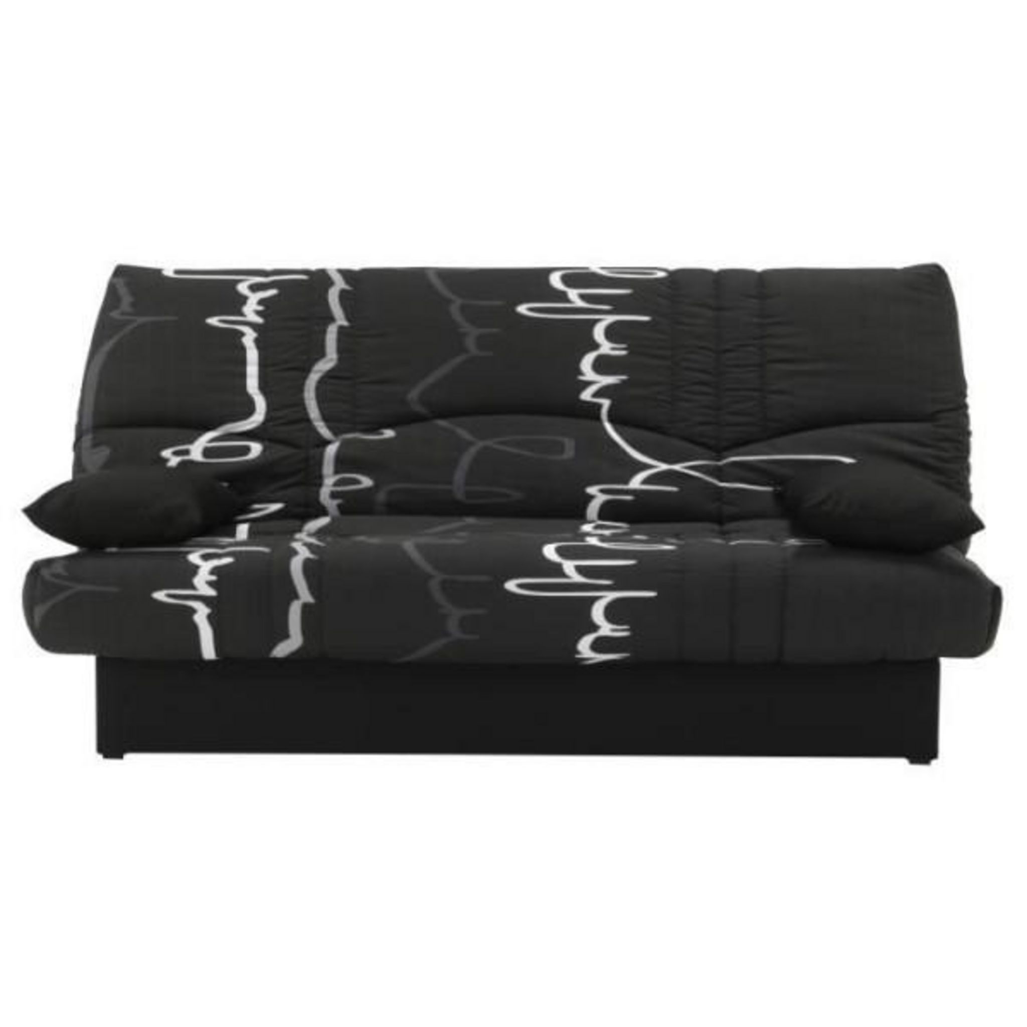 Canapé Lit 3 Places Capitonné DecoInParis KEDY - Gris, 180x80cm (assise), Se Transforme En Lit 180x93cm - 4