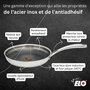 Voir la diapositive 6 : ELO Poêle 24 cm en inox 18/10 Elo Relief Evolution