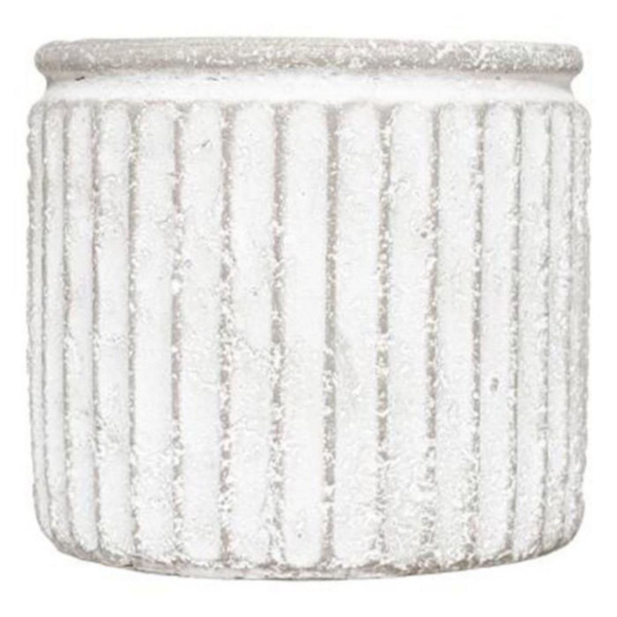 ATMOSPHERA Lot de 2 Pots de Fleurs Déco  Wild  19cm Gris