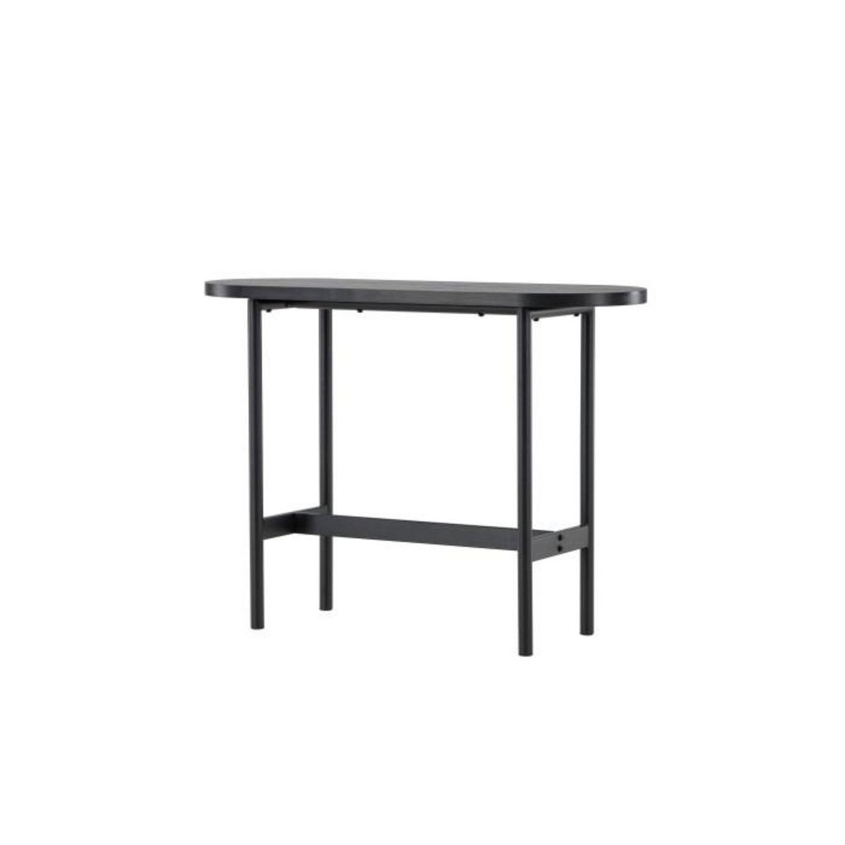 Paris Prix Console Ovale Design  Star  110cm Noir