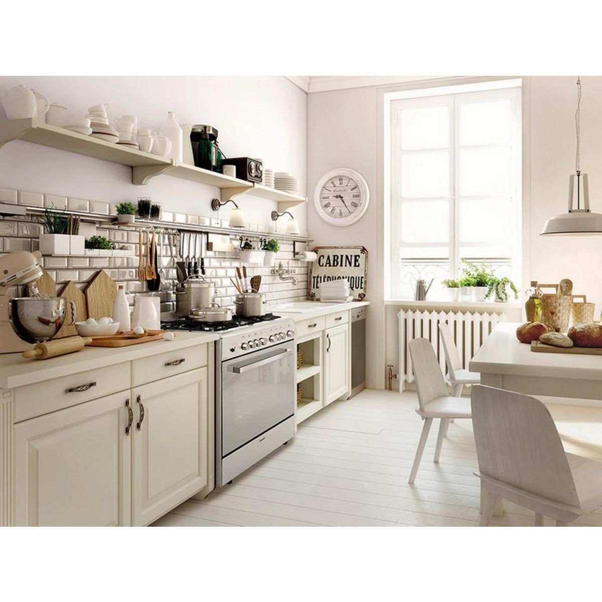 Glem Piano de cuisson 104l 5 feux inox - ge960cvix2