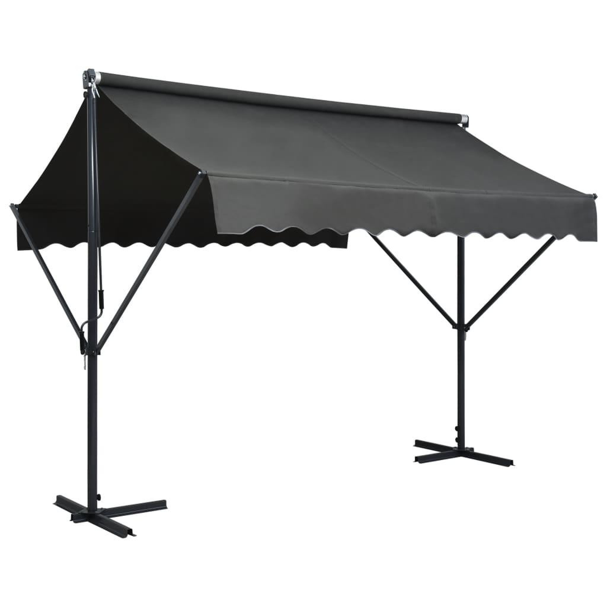 Voir la diapositive 1 : VIDAXL Auvent sur pied 300 x 300 cm Anthracite