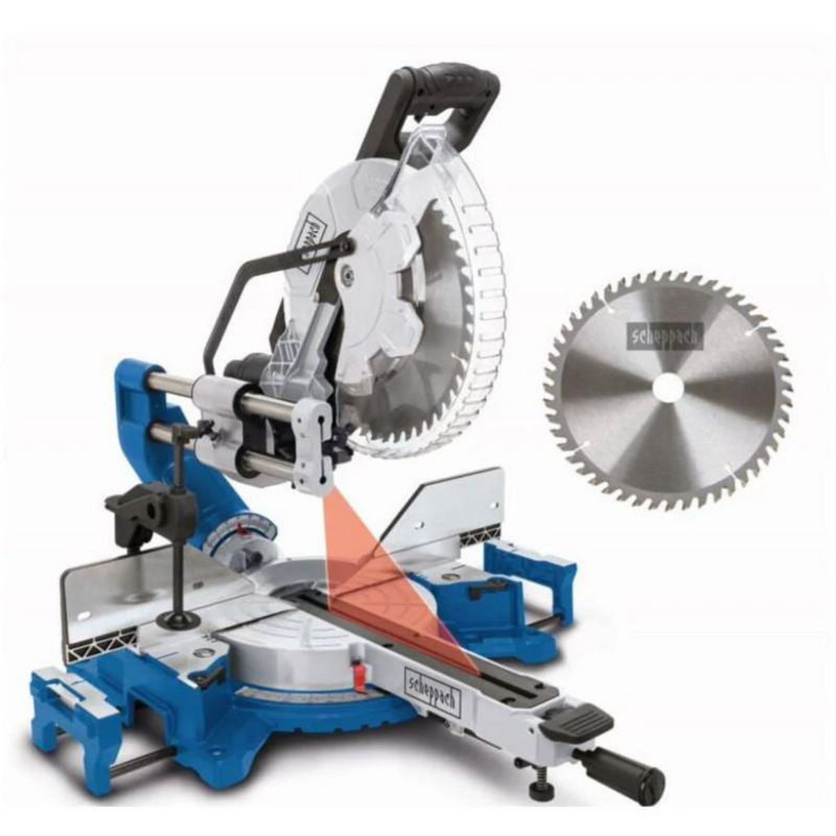 SCHEPPACH Scie à onglet radiale 2000W 305mm à double glissière fixe HM30 SCHEPPACH 5901223901