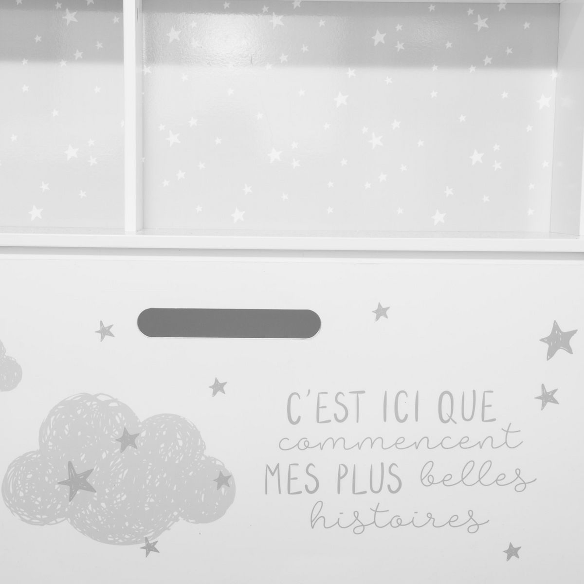 ATMOSPHERA Meuble de rangement enfant avec coffre GABIN