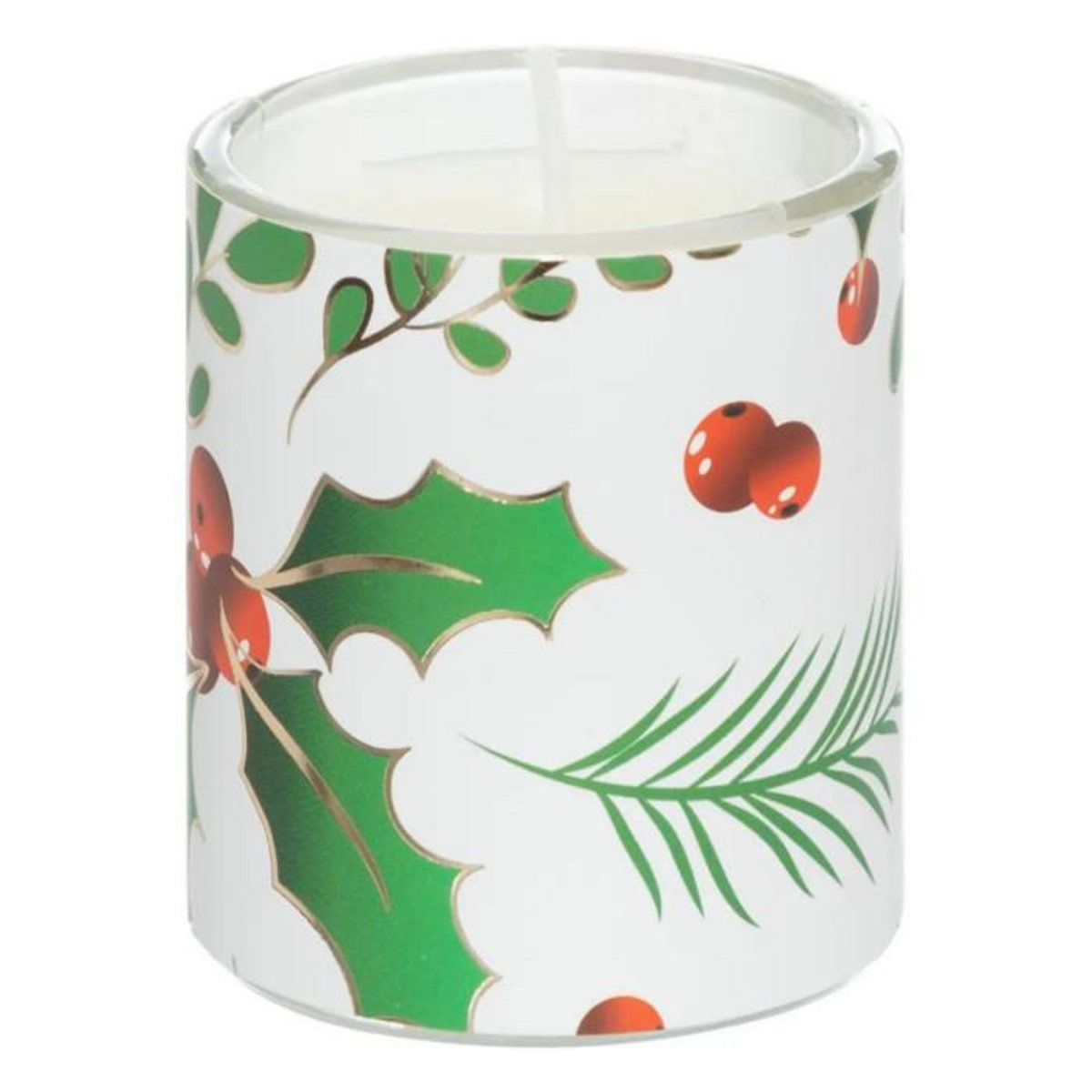 ATMOSPHERA Lot de 3 Bougies Parfumées  Houx  135g Baies Givrées