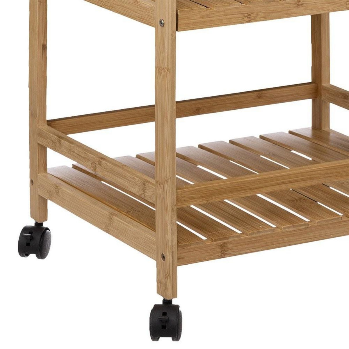 ATMOSPHERA Desserte roulettes 3 niveaux bambou Linha