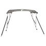 Voir la diapositive 5 : VIDAXL Toit bimini a 3 arceaux parois laterales 183x(185-198)x137 cm