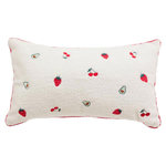 Atmosphera Kids Coussin Enfant Bouclette  Fruity  30x50cm Blanc