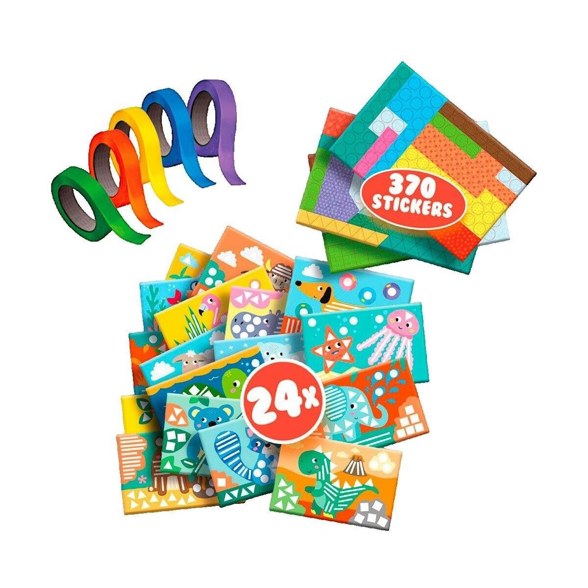 SES Creative Jeu éducatif SES Creative J'apprends à coller et à reconnaître les formes