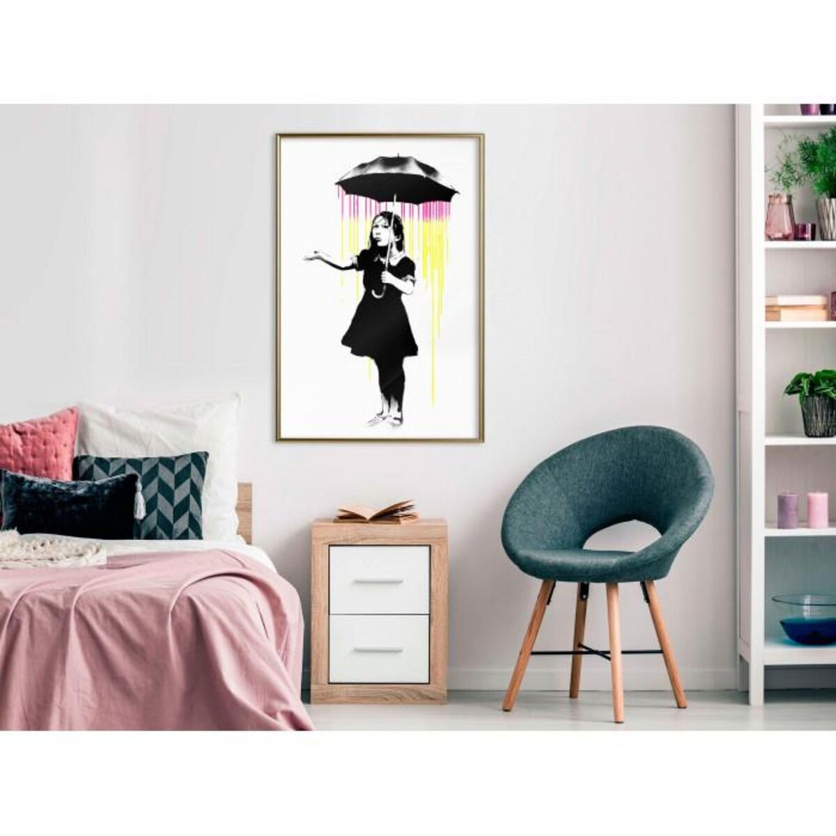 Paris Prix Affiche Murale Encadrée  Banksy Nola