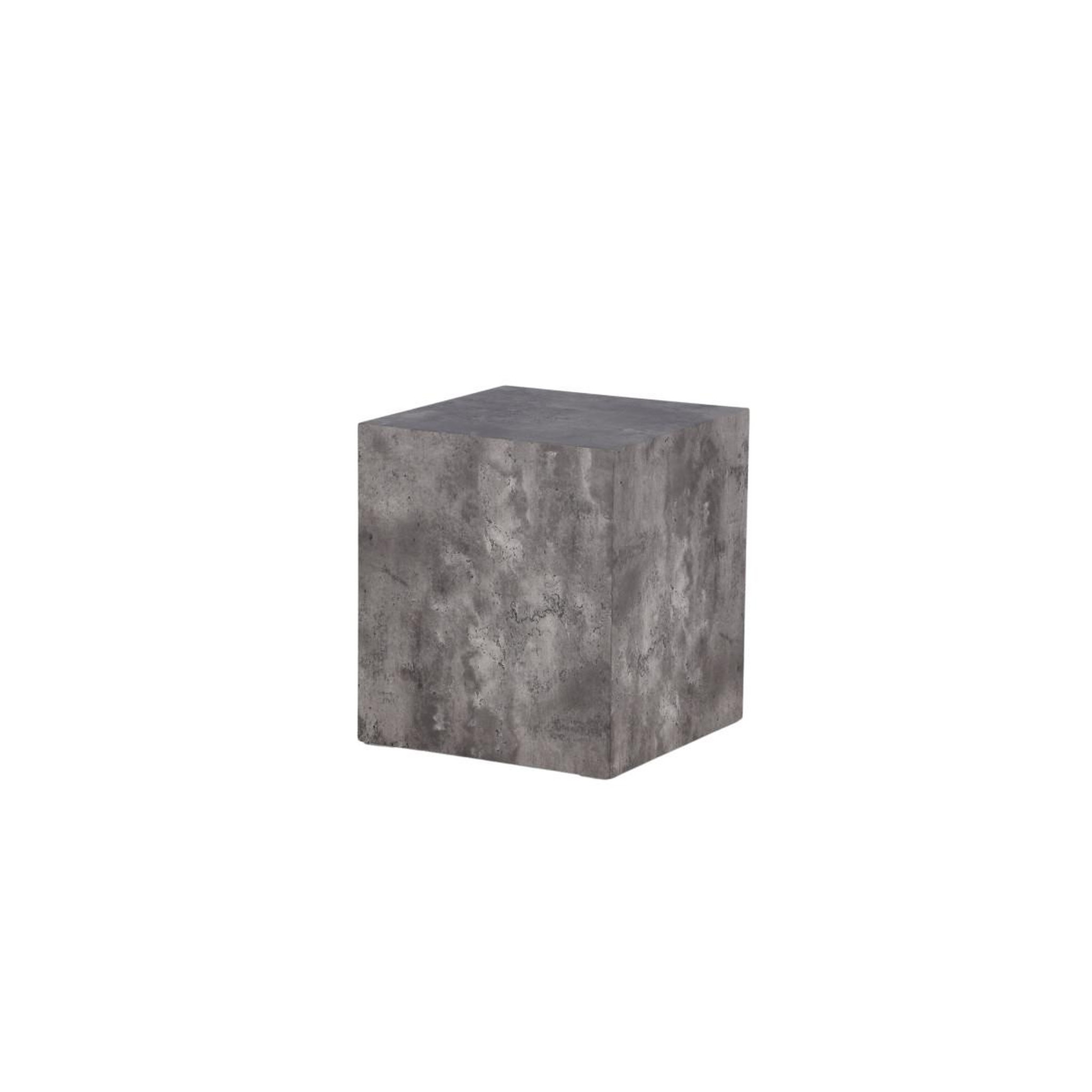 Voir la diapositive 3 : Paris Prix Table d'appoint imitation marbre  york  45cm gris foncé