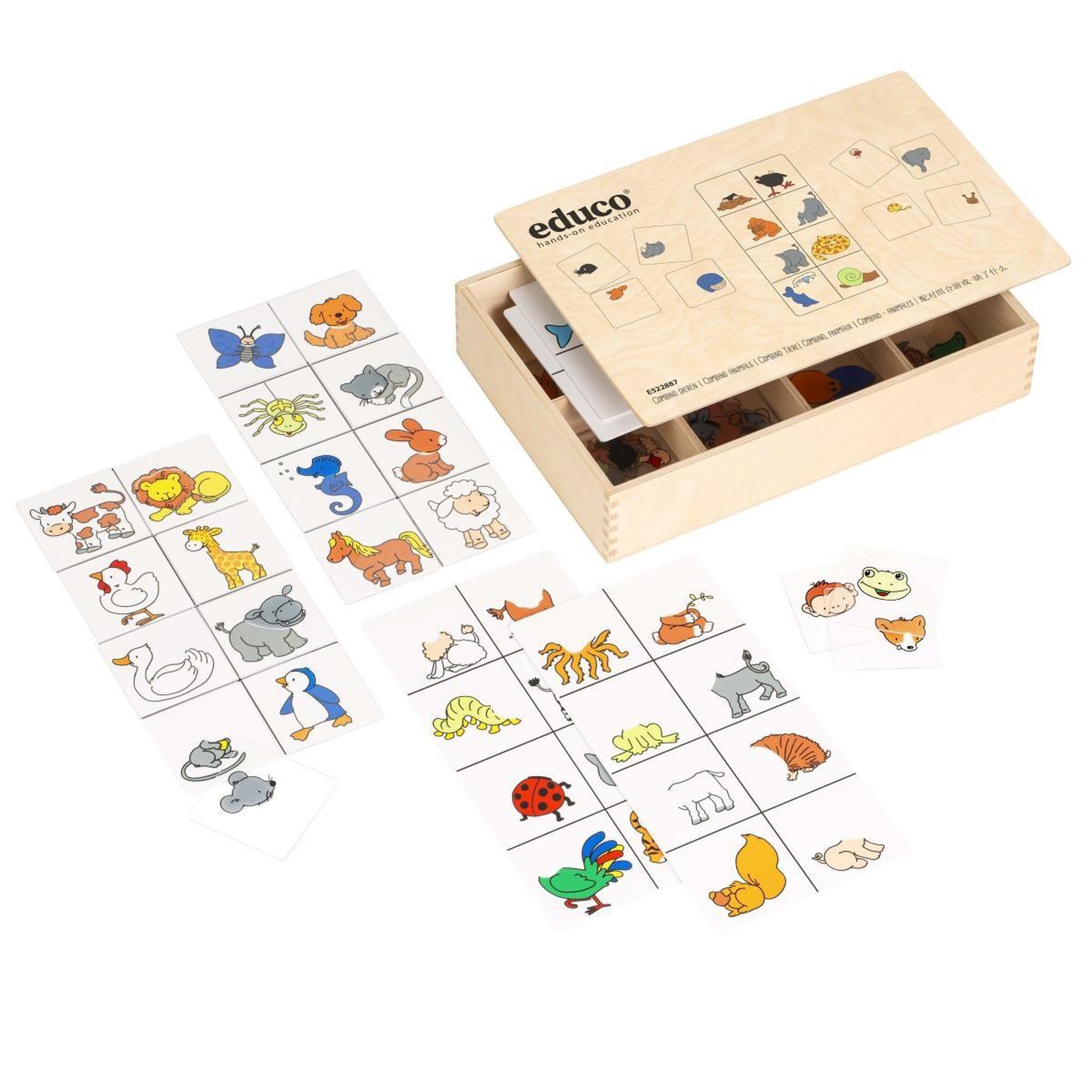 EDUCO Combino - animaux — jeu éducatif pour la classe