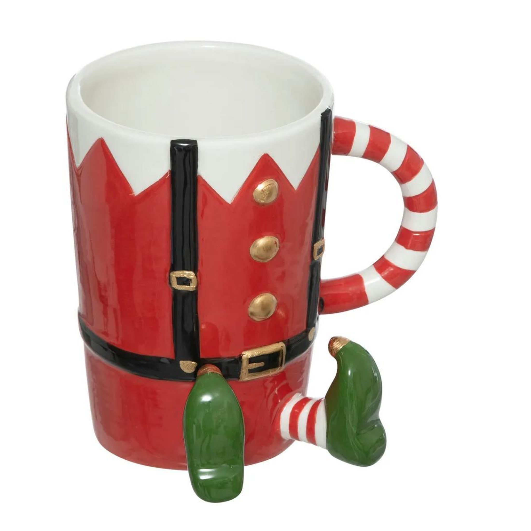 ATMOSPHERA Mug en céramique  lutin  30cl rouge