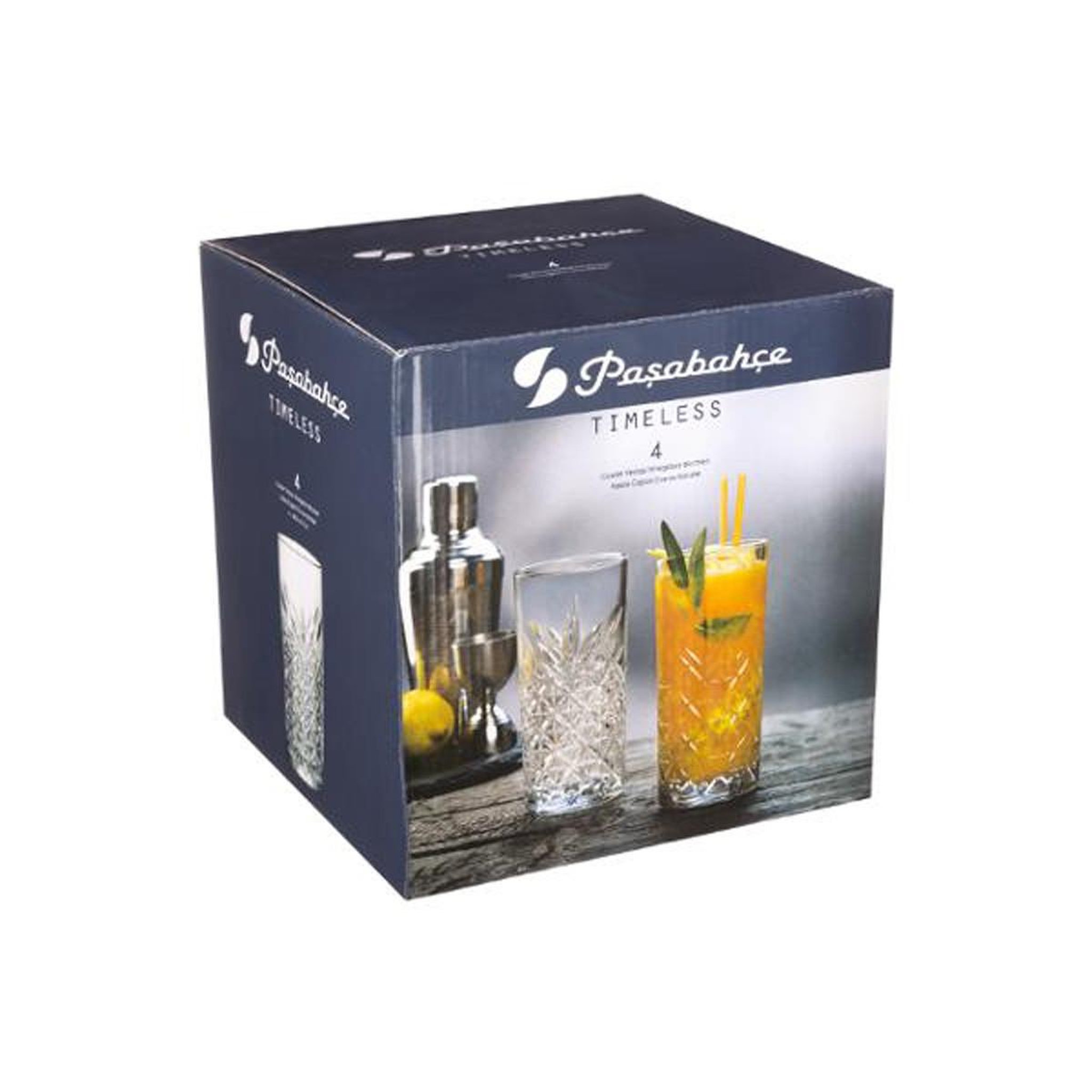Voir la diapositive 3 : SECRET DE GOURMET Lot de 4 verres à whisky  timeless  45cl transparent