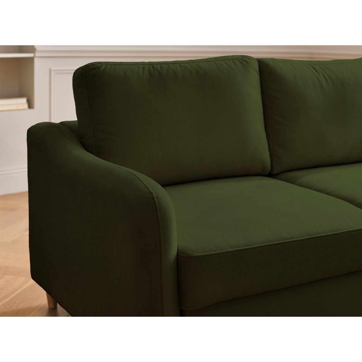 LISA DESIGN Will - canapé 3 places - convertible - en tissu