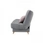 Voir la diapositive 4 : BULTEX COMFORT BULTEX Clic clac 3 places - Tissu gris - Made in France - L 192 x P 95 x H 101 - MONA