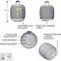 Voir la diapositive 5 : Ultimate ears Enceinte portable Wonderboom 4 blanc gris