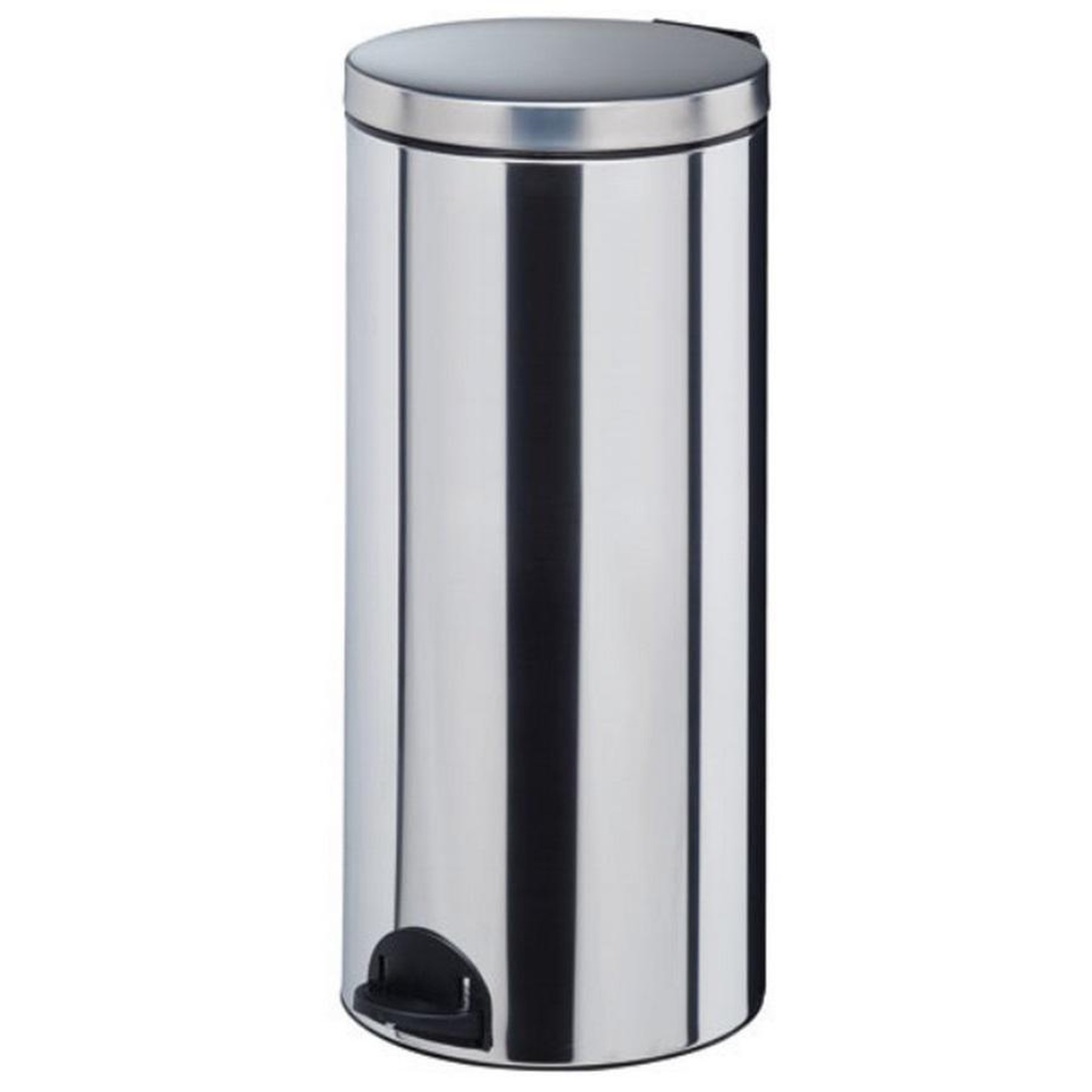 Voir la diapositive 2 : Rossignol Poubelle à pédale 30l inox - 90234