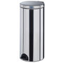 Voir la diapositive 2 : Rossignol Poubelle à pédale 30l inox - 90234