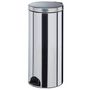 Voir la diapositive 2 : Rossignol Poubelle à pédale 30l inox - 90234