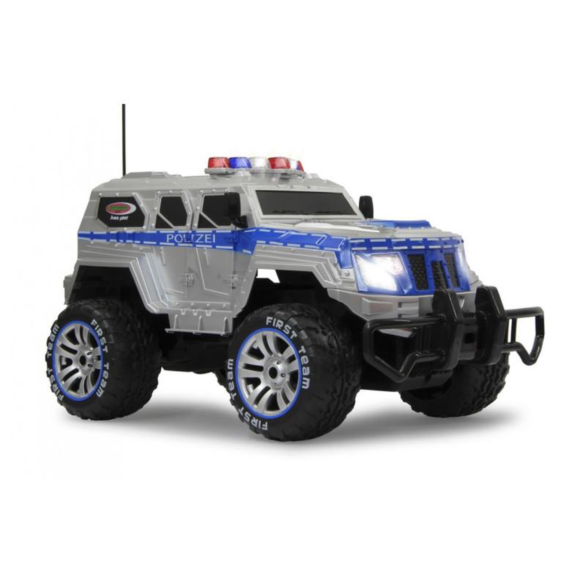 Voir la diapositive 2 : Jamara JAMARA Voiture radiocommandée de la Police Allemande Blindée 1:12