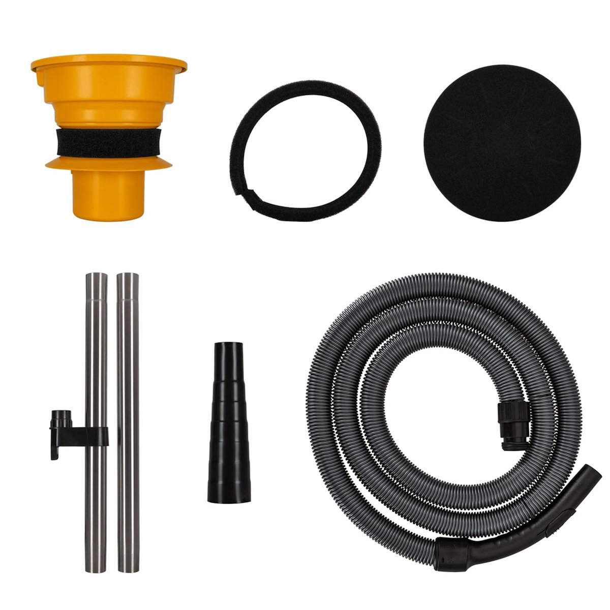 VITO Aspirateur Plâtres Eau et Poussières 1200W Cuve 25L Professionnel Chantier Atelier VITO