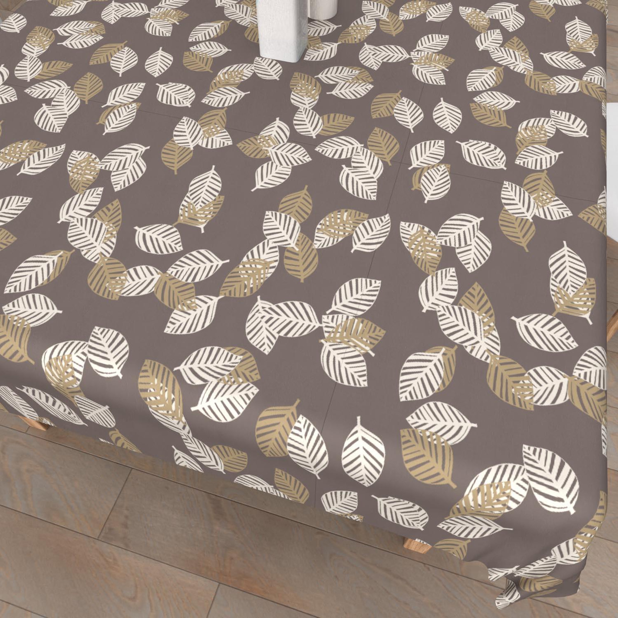 Voir la diapositive 2 : SOLEIL D'OCRE Nappe imprimée anti-tâches CERES, par Soleil d'Ocre