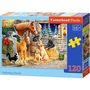 Voir la diapositive 2 : Castorland Puzzle 120 pièces : Réunion d'amis