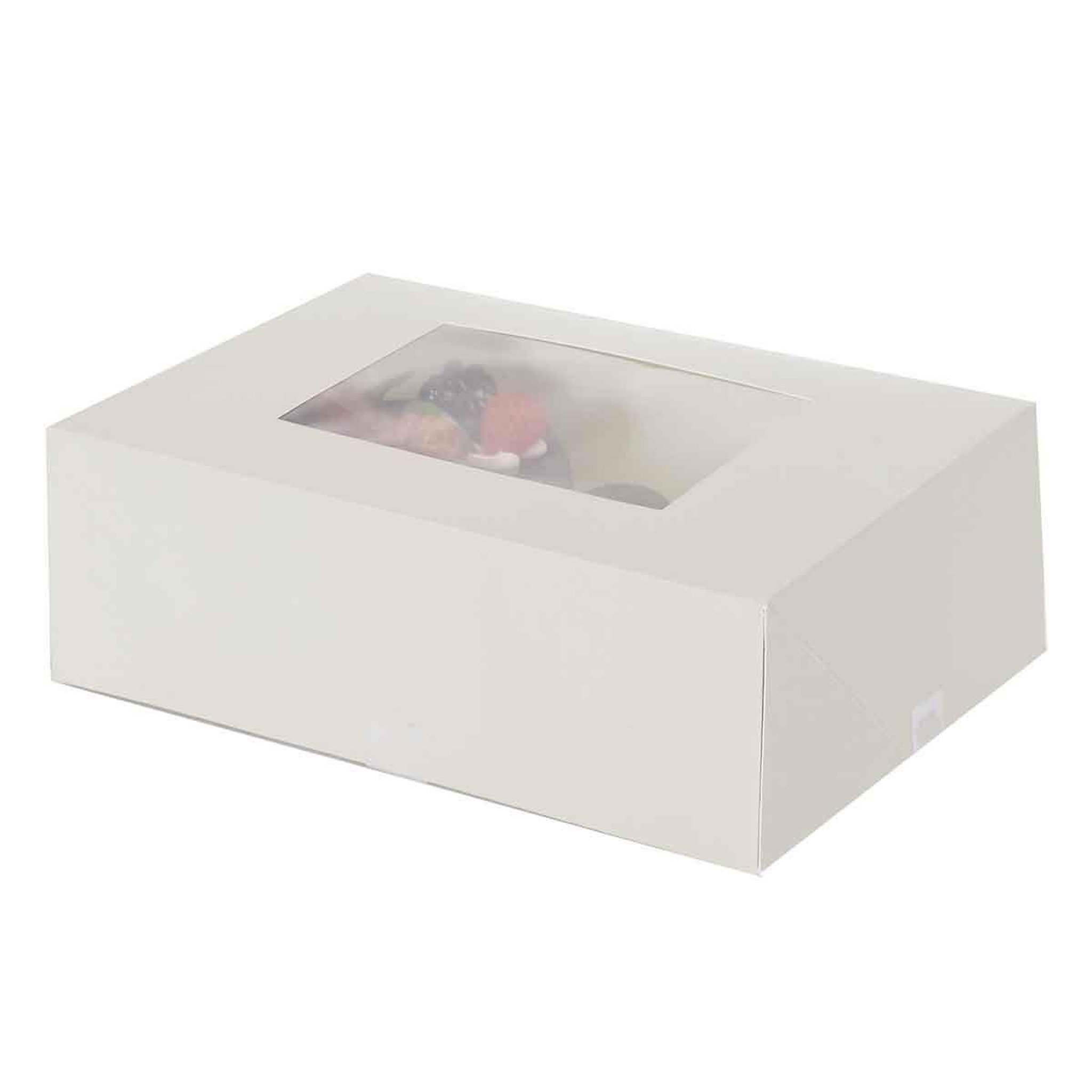 Voir la diapositive 5 : Lily Cook Lot de 2 Boîtes à Gâteaux  Rectangles  22cm Naturel