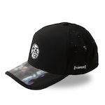 CAPSLAB Casquette 6 pans avec visière 3D Ultra instinct. Coloris disponibles : Noir