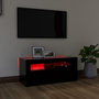 Voir la diapositive 5 : VIDAXL Meuble TV avec lumieres LED noir 90x35x40 cm