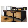 Voir la diapositive 7 : Lot de 2 tabourets de bar style vintage CLINT