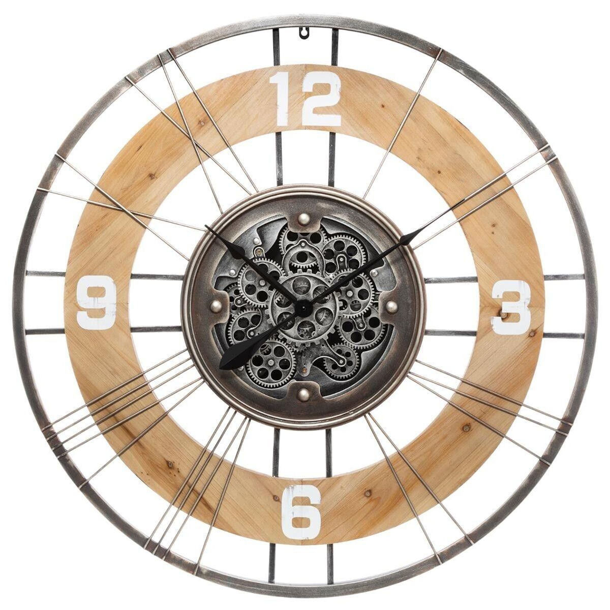 ATMOSPHERA Horloge Murale Vintage  Lana  90cm Naturel