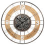 Voir la diapositive 1 : ATMOSPHERA Horloge Murale Vintage  Lana  90cm Naturel