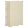 Voir la diapositive 5 : VIDAXL Armoire plastique 79x43x125 cm design de bois blanc angora