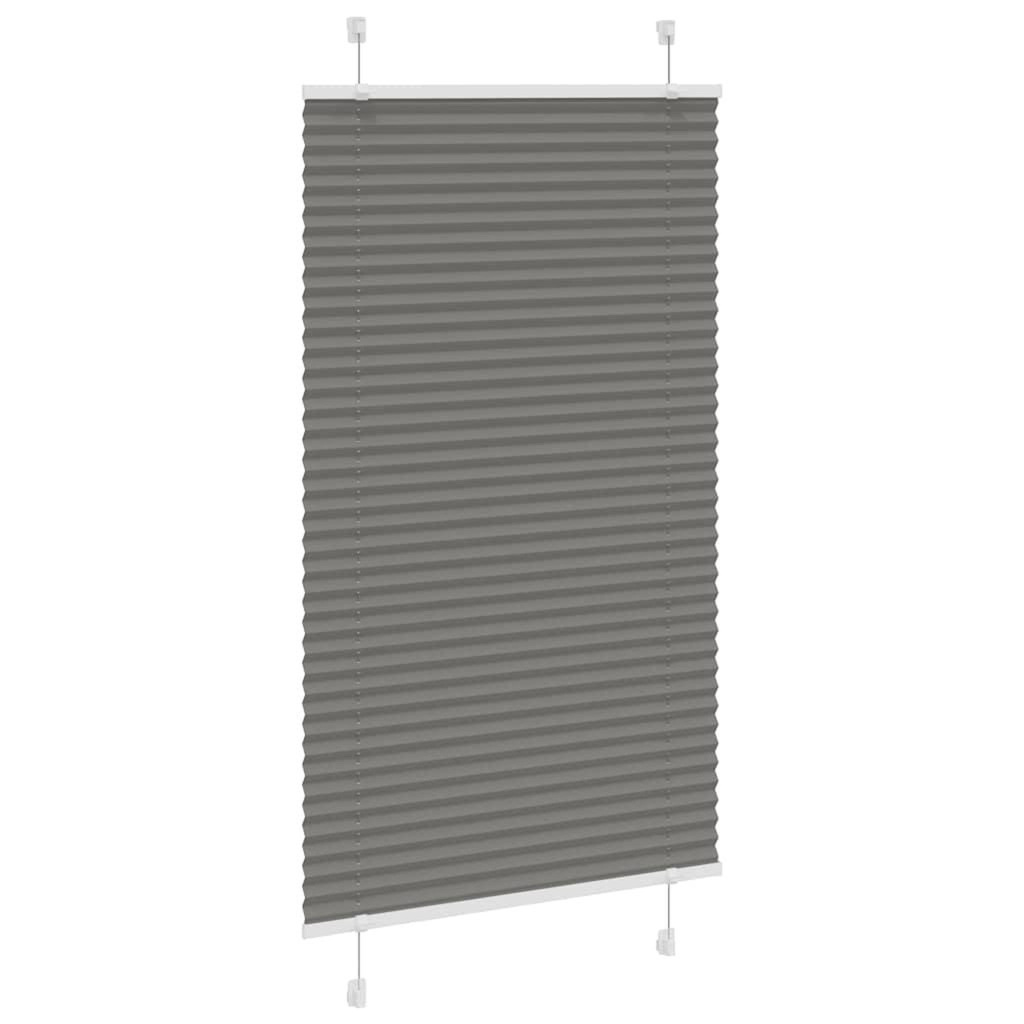 Voir la diapositive 3 : VIDAXL Store plisse anthracite 75x150 cm largeur du tissu 74,4 cm