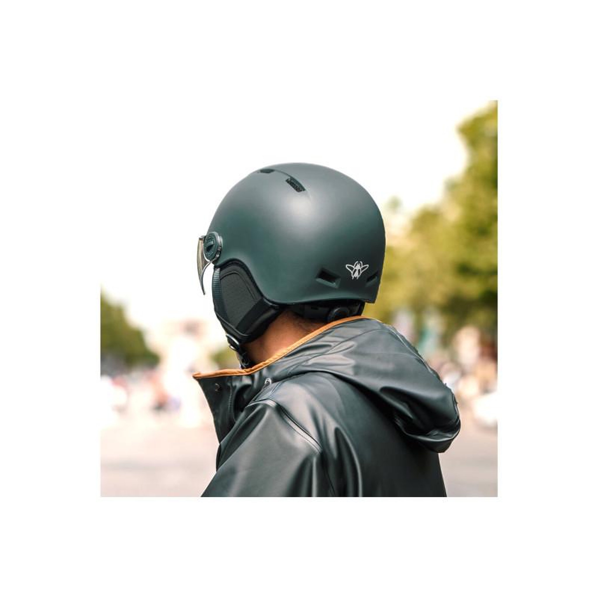 Voir la diapositive 2 : CASR Accessoire trottinette électrique Casr CASQUE DE PROTECTION STYLE CASR KAKI L