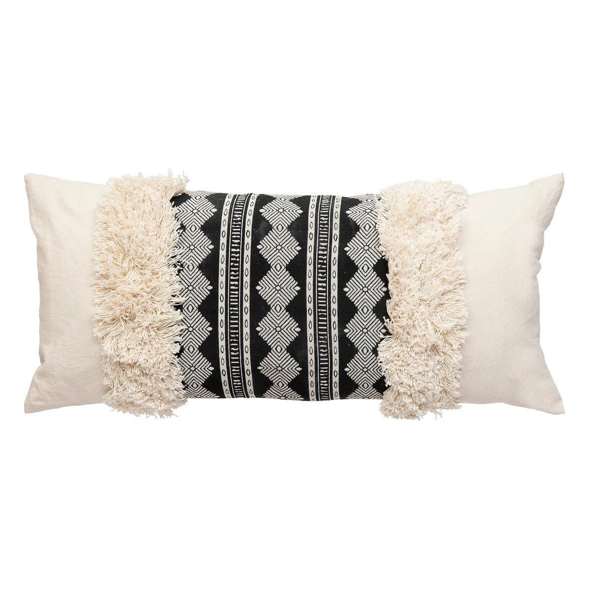 ATMOSPHERA Coussin déco jacquard  inuit dreams  35x75cm ivoire