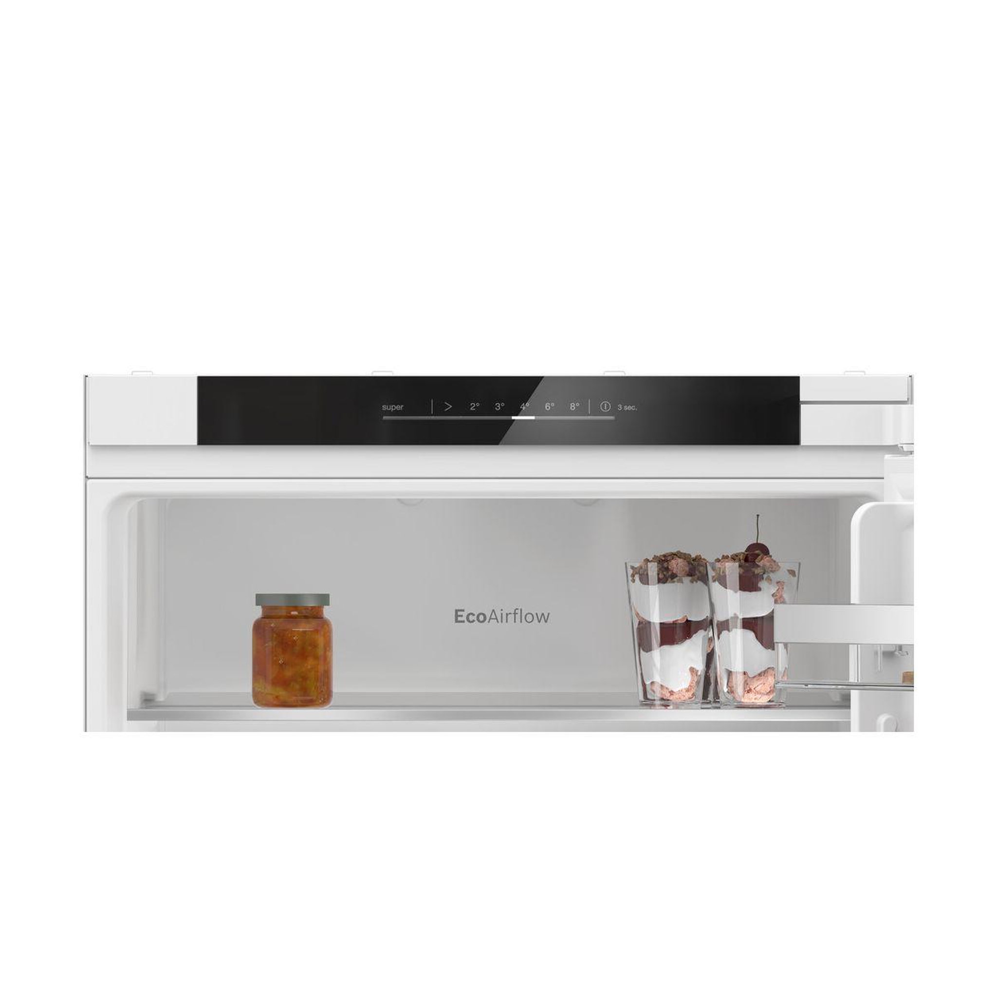Voir la diapositive 2 : BOSCH Réfrigérateur combiné encastrable KIN86MSE0 Serenity Eco Airflow