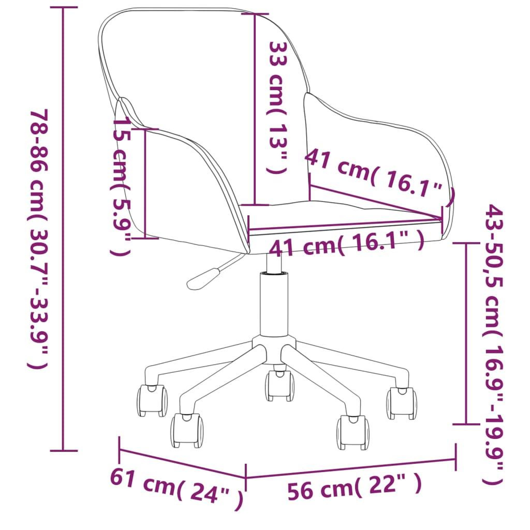 Voir la diapositive 6 : VIDAXL Chaises pivotantes a manger lot de 2 Marron Velours